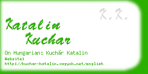 katalin kuchar business card